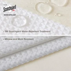 SEVOBAL Shower Curtain Water Repellent 3M Treatment With Waffle Weave Texture For Bathroom, Beige, 72"*72"*0.13" -Household Items GUEST 87c95dcc 7698 4479 99fa 3257ef281197