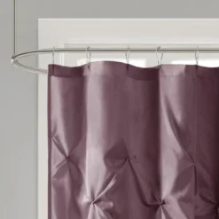 SEVOBAL Shower Curtain Tufted Semi-Sheer Fabric With Textured Detail For Bathroom Decor, Purple, 72"*72"*0.13" -Household Items GUEST 880a189d 92b8 4868 a862 f2e80ea4a054