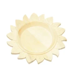 SEVOBAL Serving Platters Handcrafted Wooden Charger Plate, Rustic Chic Tableware For Elevated Dining And Family Party, Beige, 13.75"*13.75"*1.75" -Household Items GUEST 8cb93570 5a51 46ab 868f ef448d7fc4f6