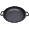 SEVOBAL Grill Cookware 2 In 1 Dutch Oven With Skillet Lid For Versatile Outdoor Cooking Use Area, Black, 12.5"*10.2"*6.2"