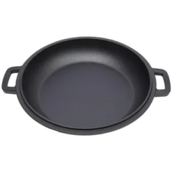 SEVOBAL Grill Cookware 2 In 1 Dutch Oven With Skillet Lid For Versatile Outdoor Cooking Use Area, Black, 12.5"*10.2"*6.2"