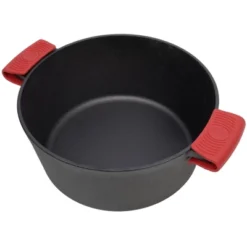 SEVOBAL Grill Cookware 3 In 1 Outdoor Oven With Skillet Lid For Versatile Cooking And Grilling Use Area, Black, 12.5"*10.2"*6.2"