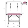 SEVOBALPet Grooming Tools Foldable Pet Grooming Table For Pet Large Dogs And Cats With Adjustable, Bathing Station, Pink, 44"*23.6"*65.5" -Household Items GUEST 8f5af095 12ae 4413 919b 7870e05a7b61