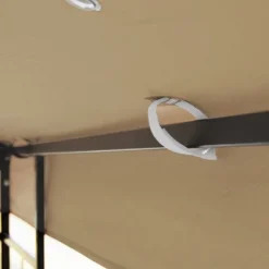 Sevobal Patio Umbrellas Outdoor Patio Gazebo Replacement Canopy, Durable UV-Resistant Material, BBQ Tent Roof Top Cover, Beige, 118"*118"*33.07" -Household Items GUEST 904ad7c1 15a8 4a19 ad4b 9231135509dd