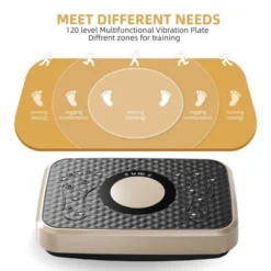 SEVOBAL Vibration Plate Fitness Platform Whole Body Lymphatic Drainage Fat Burning Shaking Workout Board For Home Gym Exercise, Gold, 20.5"*14.2"*4.5" 10 SEVOBAL Vibration Plate Fitness Platform Whole Body Lymphatic Drainage Fat Burning Shaking Workout Board For Home Gym Exercise, Gold, 20.5"*14.2"*4.5" -Household Items GUEST 92d1cac5 d64e 478d afab 39d44a139832