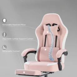 SEVOBAL Office Chair Desk Chair Computer Chair Office Chairs With Lumbar Support Swivel Rolling Easy Assembly Home Gift, Pink, 25.2"*25.4"*48.4" 11 SEVOBAL Office Chair Desk Chair Computer Chair Office Chairs With Lumbar Support Swivel Rolling Easy Assembly Home Gift, Pink, 25.2"*25.4"*48.4" -Household Items GUEST 95d23c79 1c03 4fb7 9924 3ade198ff7f6
