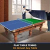 SEVOBAL Table Tennis Accessories 8ft Foldable Ping Pong Conversion Top For Easy Indoor Play, Blue, 50"*26"*3" -Household Items GUEST 992be372 7a38 4a42 ae0d b1e18b4c296a