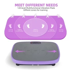 SEVOBAL Exercise Trainers Whole Body Vibration Trainer, Oscillating Exercise Board, Slimming Workout Station For All Adults, Purple, 22.1"*13.8"*6.1" -Household Items GUEST 9a24fbb5 b35b 4fac 890e b6ea9a1bb643