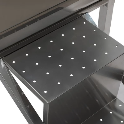 SEVOBAL Pet Grooming Tool Stainless Steel Pet Bathing Bathtub With Ample Space Step-In Design Wheels For Easy Movement, Silver, 48.40"*40.90"*56.30" 5 SEVOBAL Pet Grooming Tool Stainless Steel Pet Bathing Bathtub With Ample Space Step-In Design Wheels For Easy Movement, Silver, 48.40"*40.90"*56.30" - Image 3