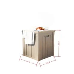 SEVOBAL Deck Boxes Outside Storage Box Container For Storage Patio Furniture, Garden Tools, Pool Supplies, Brown, 30.75"*17.13"*21.85" 8 SEVOBAL Deck Boxes Outside Storage Box Container For Storage Patio Furniture, Garden Tools, Pool Supplies, Brown, 30.75"*17.13"*21.85" -Household Items GUEST 9c7224f5 aa0b 4924 9636 b9e349fa940a
