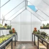 SEVOBAL Greenhouse With Twin-Wall PC Panels Sliding Door Roof Vent Quick-Assembly UV Protection Walk-in Greenhouse For Plants, Clear, 189"*32.5"*80" -Household Items GUEST 9db757b8 be3c 4e3f 990b 297c2af7d836