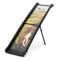 SEVOBAL Pet Strollers Bi Fold Pet Ramp For Cars Trucks Pools Safe Stable Portable For Senior Injured Pets, Black, 61.42"*15.75"*11.81" -Household Items GUEST 9dde21ee 0969 4e24 9760 3729d1cad91d