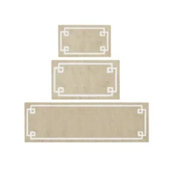 SEVOBAL Bathroom Rugs Bath Mat Rug Home Decor Carpet Shower Mat Home Decor For Bathtub Side Floor Shower Room Bathroom, Beige, 40"*24"*0.5" -Household Items GUEST a0126f68 93de 4047 b191 ee1b863e8d7e 1