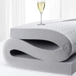 SEVOBAL Mattresses Memory Foam Topper Cooling Gel Pressure Relief For Bedroom Comfort, Gray, 80"*60"*4" -Household Items GUEST a2d06a51 b86f 4141 8d13 263ea08828f6