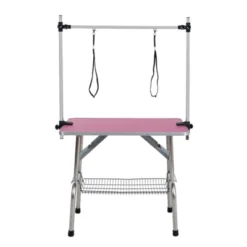 SEVOBAL Pet Grooming Tools Foldable Pet Grooming Table For Pet Large Dogs And Cats With Adjustable, Bathing Station, Pink, 38"*23.6"*65.5" -Household Items GUEST a345939b 4ab4 4d91 ad3c f38d5db7357f