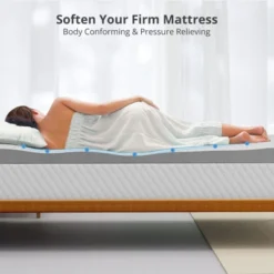 SEVOBAL Mattresses Memory Foam Topper Cooling Gel Pressure Relief For Bedroom Comfort, Gray, 80"*60"*4" -Household Items GUEST a3766f85 1797 4e71 931e 54e31e407bb9