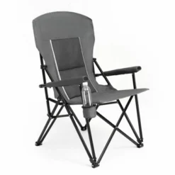SEVOBAL Outdoor Portable Chairs High Back Lawn Chair With Cup Holder And Collapsible Design For Backyard Garden Patio, Gray, 9.06"*6.69"*36.22" -Household Items GUEST a4669c0c 05c5 4f82 bd26 24d382390287