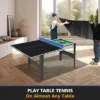 SEVOBAL Table Tennis Accessories 6ft Ping Pong Conversion Top Foldable Portable With Solo Play Option For Indoor Games, Black, 35"*19"*3.1" 2 SEVOBAL Table Tennis Accessories 6ft Ping Pong Conversion Top Foldable Portable With Solo Play Option For Indoor Games, Black, 35"*19"*3.1" -Household Items GUEST a7c558e7 4eea 4a28 8eac fa733f8d4818
