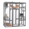 Sevobal Pet Carriers, Cat Cages Indoor Enclosure With Platforms And Lock, Cats Crate Large Exercise Place Ideal For 1-3 Cats, Gray, 62.4"*32.4"*70" -Household Items GUEST a8658512 c942 468c 93aa c5828b332d3c