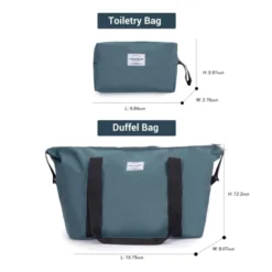 SEVOBAL Luggage Softshell Suitcase Set With Spinner Wheels Alloy Zipper And Travel Bag For Easy Travel, Green, 21.24"*13.74"*8.42" -Household Items GUEST aad2f24f fd85 44f6 ade4 dd8551a7eb4c