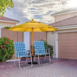 SEVOBAL Outdoor Portable Chairs 2PCS Folding Webbing Beach Chair Set With Steel Frame For Lawn Patio Deck Poolside, Blue, 22"*22"*37.4" -Household Items GUEST ac03f745 4972 4ac7 bb55 07134c6e58ce