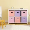 SEVOBAL 6pc Fabric Storage Cubes Organizer Duty Cube Storage Bin Clothes Storage Box Closet Baskets In Shelves Home, Multicolored, 10.14"*4.29"*10.14" -Household Items GUEST ad73ea71 8e1c 480a b325 b8579d2923a3