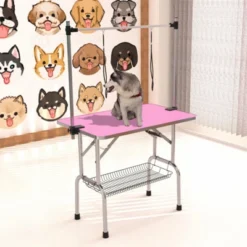 SEVOBALPet Grooming Tools Foldable Pet Grooming Table For Pet Large Dogs And Cats With Adjustable, Bathing Station, Pink, 44"*23.6"*65.5" -Household Items GUEST adcca138 073c 4561 b6ef fde1be00c5c5