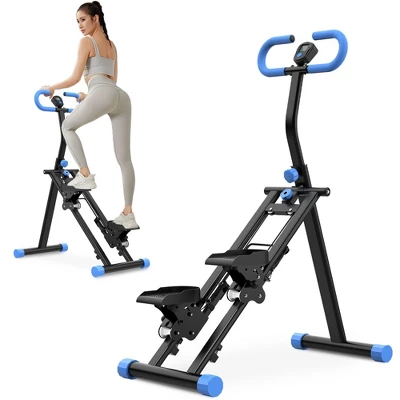 SEVOBAL Deep Squat Machine Home Glutes Trainer Machine With Resistance Bands Assist Trainer Core Legs Workout Home Gym Office , Blue, 8 SEVOBAL Deep Squat Machine Home Glutes Trainer Machine With Resistance Bands Assist Trainer Core Legs Workout Home Gym Office , Blue, - Image 6