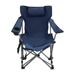 Sevobal Outdoor Portable Chairs Adjustable Reclining Camping Chair With Side Pockets And Cup Holder For Lawn And Patio, Dark Blue, 44.9"*20.9"*35.4" -Household Items GUEST b14352f5 38bd 4e03 bd32 7e54076ac82a