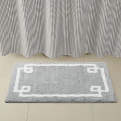 SEVOBAL Bathroom Rugs Bath Mat Rug Home Decor Carpet Shower Mat Home Decor For Bathtub Side Floor Shower Room Bathroom, Grey, 30"*20"*0.5"