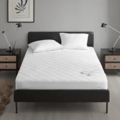 SEVOBAL Mattresses Heated Mattress Pad With Customizable Heat Settings And Dual Temperature Control For Bedroom, White, 75"*39"*0.8"