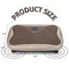 SEVOBAL Exercise Trainers Vibration Plate Fitness Platform Shaking Workout Board Lymphatic Drainage Weight Loss For Home Gym, Brown, 22.1"*13.8"*6.1"