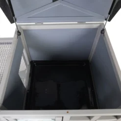 Sevobal Pet Carriers, Large Rabbit Hutch With Waterproof Roof, Portable Fence For Indoor Outdoor, Gray, 48.1"*24.2"*35.2" -Household Items GUEST b3a7b2d2 5ff2 4275 a969 6fa26b608203