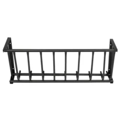 SEVOBAL Pet Bowl Heavy Duty Wall Mounted Hay Feeder, Large Capacity Livestock Feeding Rack For Horses, Goats And Sheep, Black, 41.34"*13.78"*6.69" -Household Items GUEST b43f29ec a8c2 432a 87d0 a1b8b848a291