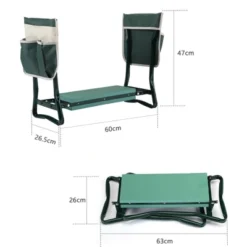 Sevobal Outdoor Portable Chairs, Garden Kneeler And Seat With Soft Pad And Storage Bag, Foldable Stool For Garden Yard, Green, 23.62"*10.43"*18.5" -Household Items GUEST b448c37f d73e 4d87 a4b8 56b83f223c9e