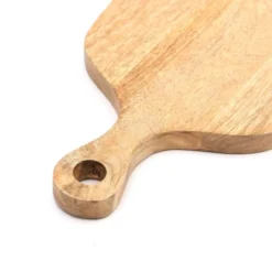 SEVOBAL Serving Platters Handmade Teak Wood Cheese And Bread Board With Natural Symmetry Modern Design For Cakes, Appetizers, Brown, 9.5"*16"*0.7" -Household Items GUEST b5a89043 82fc 41ca a148 0abbab06bb4c