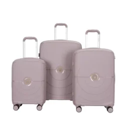 SEVOBAL Luggage 3 Piece Hardshell Suitcase Set With TSA Lock Double Spinner Wheels For Travel, Purple, 19.88"*12.2"*29.72" -Household Items GUEST b6d8d47c 2476 424c 891d 033dfdbdf6ac