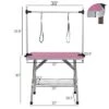 SEVOBAL Pet Grooming Tools Foldable Pet Grooming Table For Pet Large Dogs And Cats With Adjustable, Bathing Station, Pink, 38"*23.6"*65.5" -Household Items GUEST b879e131 ebfe 45cd 9f62 15bef29c980a