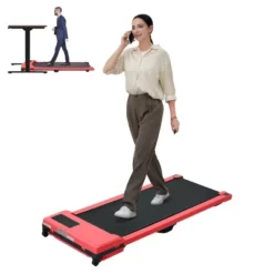 SEVOBAL Walking Pad Running 2.0HP Cushioned Belt Folding Portable Treadmill Spacious Surface Under Desk For Home Gym Office, Red, 47.6"*19.1"*4.92" -Household Items GUEST b9864cb6 9f52 48bc 9d73 b956292b3efe