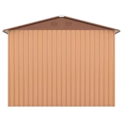 SEVOBAL Storage Sheds Outdoor Storage Room With All-Weather Design Metal Tool Shed For Backyard, Patio, Lawn, Brown, 101.18"*100.39"*70.28" -Household Items GUEST bbdc295e 47eb 4732 bfc8 67b9718ae6c4
