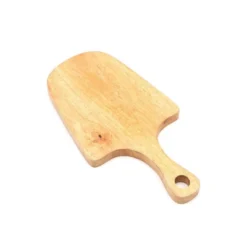 SEVOBAL Serving Platters Handmade Teak Wood Cheese And Bread Board With Asymmetrical Modern Design For Cakes, Appetizers, Brown, 6.5"*12"*0.7" -Household Items GUEST c08b93bc 3fbd 4cdf bdc9 415df87cbc26