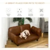 SEVOBAL Pet Sofa Dog Bed Couch, Foldable PU Leather Cover For Medium And Large Sized Pets,Brown(39"*21.75"*17.75") -Household Items GUEST c2aaf676 3a0f 4783 9f80 961a6bc60168