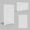 SEVOBAL Patio Decorative Screens 6 Panel Patio Privacy Paged Patio Decorative Screens Patio Screen Decorative For Yard, White, 45.47"*15.75"*72.05" -Household Items GUEST c6e6698b 11a5 49ac ae8c 28f4acafa892