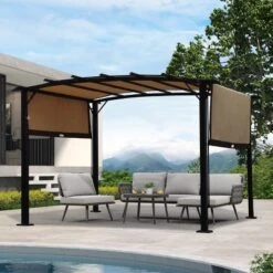 Sevobal Patio Umbrellas Universal Canopy Cover Replacement For Curved Outdoor Pergola Structure, Suitable For Courtyards, Khaki, 192.91"*85.43"*2" 10 Sevobal Patio Umbrellas Universal Canopy Cover Replacement For Curved Outdoor Pergola Structure, Suitable For Courtyards, Khaki, 192.91"*85.43"*2" -Household Items GUEST c772f075 9b21 4d50 99e1 69557f3b7a37 1