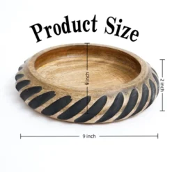 SEVOBAL Serving Platters Handcrafted Wooden Serving With Black Resin Accent, Functional Art Piece For Modern Living, Dining, Brown, 9"*9"*2" -Household Items GUEST caa9ff18 ceaf 4f64 8289 c89a2939ae2f