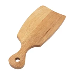 SEVOBAL Serving Platters Handmade Teak Wood Cheese And Bread Board With Asymmetrical Modern Design For Cakes, Appetizers, Brown, 6.25"*16"*0.7" -Household Items GUEST cd1a6b2c 80e2 4f11 a2ce 52c0a012573e