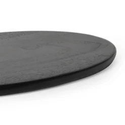 SEVOBAL Serving Platters Oval Mango Wood Cheese Board, Elegant Serving Platter For Stylish Entertaining, Family Party, Black, 17.91"*9.84"*0.59" -Household Items GUEST d0093c61 63ef 42a2 8344 3ca95435f939