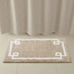SEVOBAL Bathroom Rugs Bath Mat Rug Home Decor Carpet Shower Mat Home Decor For Bathtub Side Floor Shower Room Bathroom, Beige, 30"*20"*0.5"