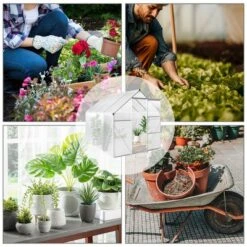 SEVOBAL Greenhouse With Twin-Wall PC Panels Sliding Door Roof Vent Quick-Assembly UV Protection Walk-in Greenhouse For Plants, Clear, 189"*32.5"*80" -Household Items GUEST d172888e dc71 4b45 b50f 8475aee7ceee