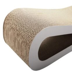 SEVOBAL Pet Scratcher Cat Scratcher Cat Toy Corrugated Cardboard, Modern Cat Furniture, Beige, 29.50"*8.50"*7.50" -Household Items GUEST d1ab2cb4 3651 4438 9c04 ce22fb43ab5b